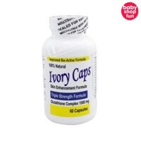 Viên Trắng Da Trị Nám Số 1 Của Mỹ Ivory Caps (1500mg x 60 Viên)