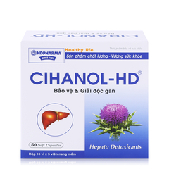Viên uống bảo vệ và giải độc gan Cihanol-HD 50 viên