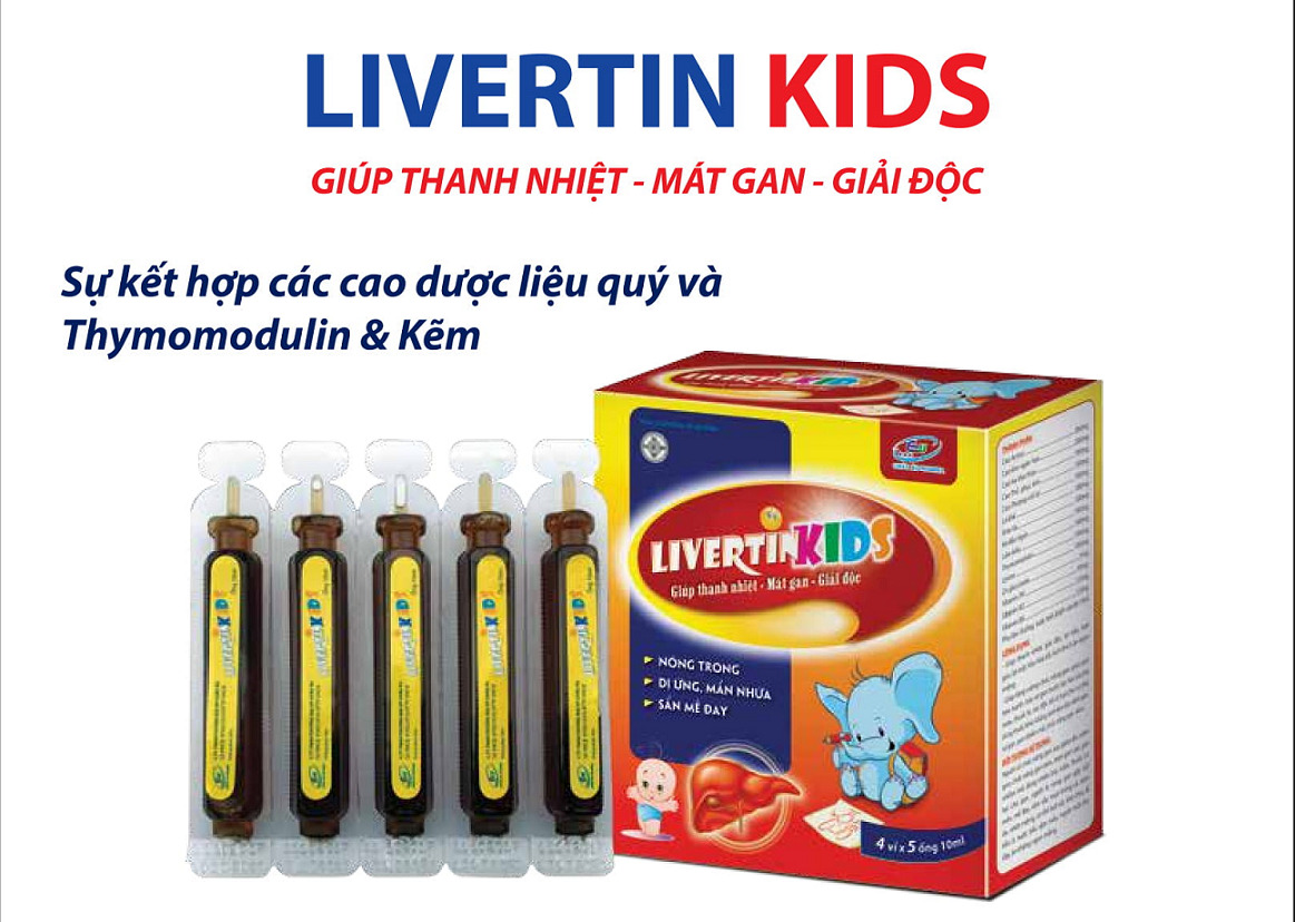 Viên uống bổ gan trẻ em Livertin Kids