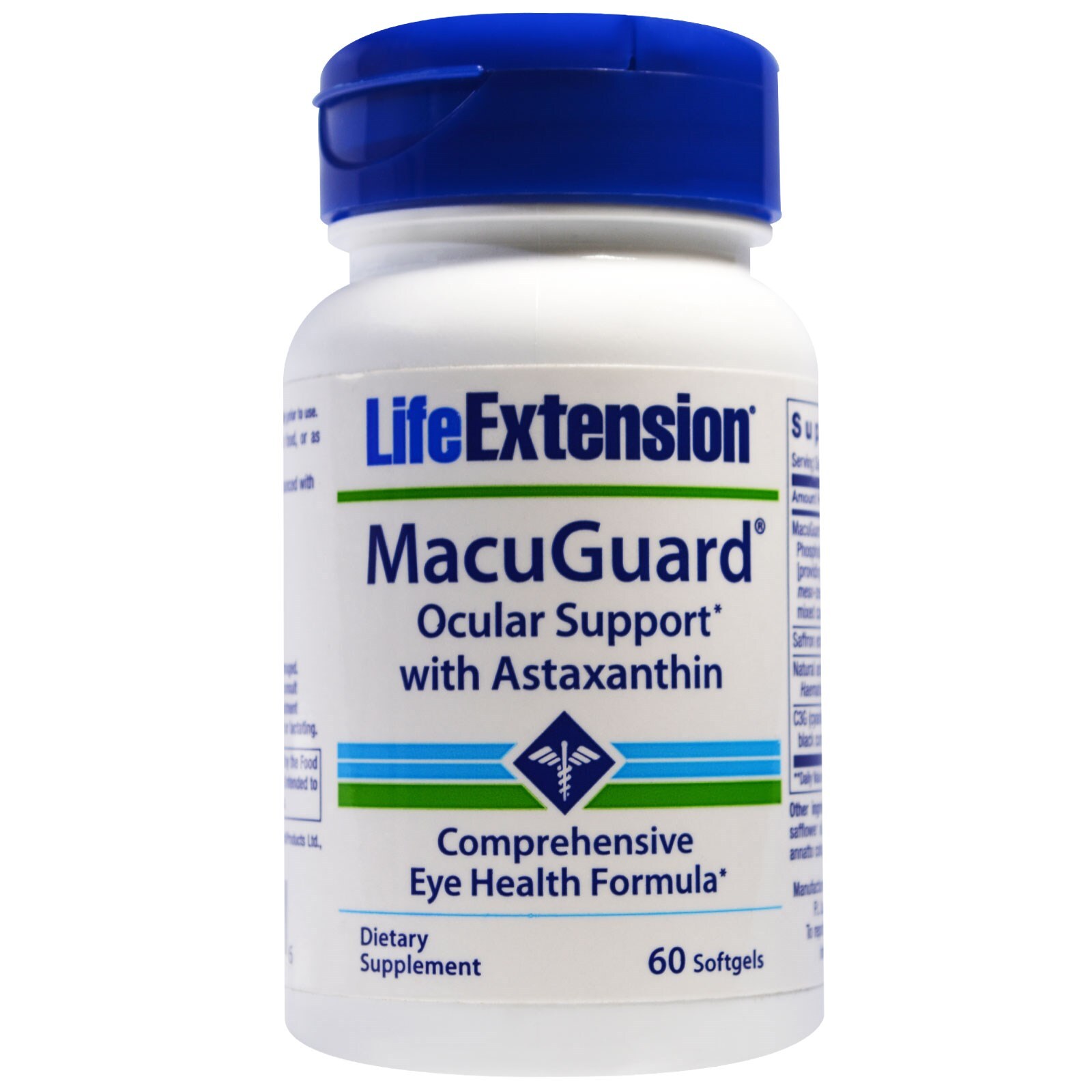 Viên uống bổ mắt Life Extension MacuGuard Ocular Support with Astaxanthin 60 viên