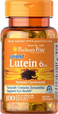 Viên uống bổ mắt Puritan's Pride Lutigold Lutein 6mg 100 viên