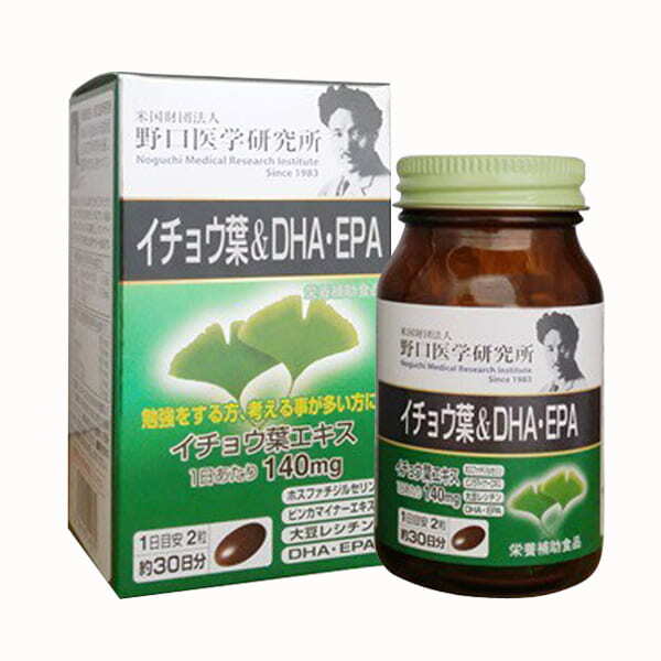 Viên uống bổ não DHA EPA Ginkgo Noguchi - 60 viên