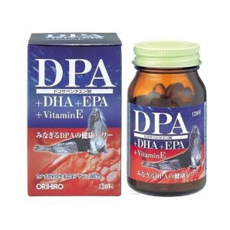 Viên uống bổ não DPA, DHA & EPA & vitamin E 120 viên - Nhật Bản