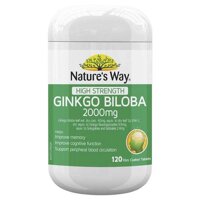 Viên uống bổ não Nature's Way Ginkgo Biloba 2000mg 120 viên