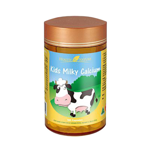 Viên uống bổ sung Canxi cho trẻ em Health N Nature Kids Milky Calcium 100 viên