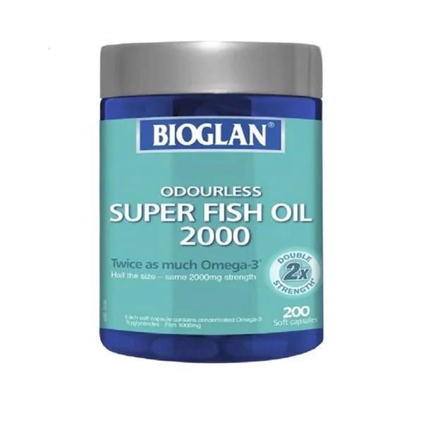 Viên uống bổ sung dầu cá Bioglan Super Fish Oil 2000mg 200 viên