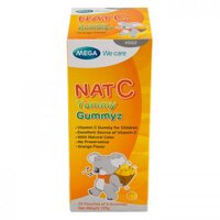 Viên uống bổ sung vitamin C hàng ngày Nat C yummy gummyz