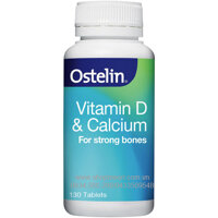 Viên uống bổ sung Vitamin D & Calcium Ostelin 130 viên