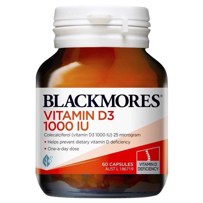 Viên uống bổ sung vitamin D3 Blackmores Vitamin D3 1000IU 60 viên