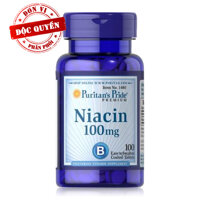 Viên uống bổ sung Vitamin PP Puritan's Pride Niacin 100mg 100 viên