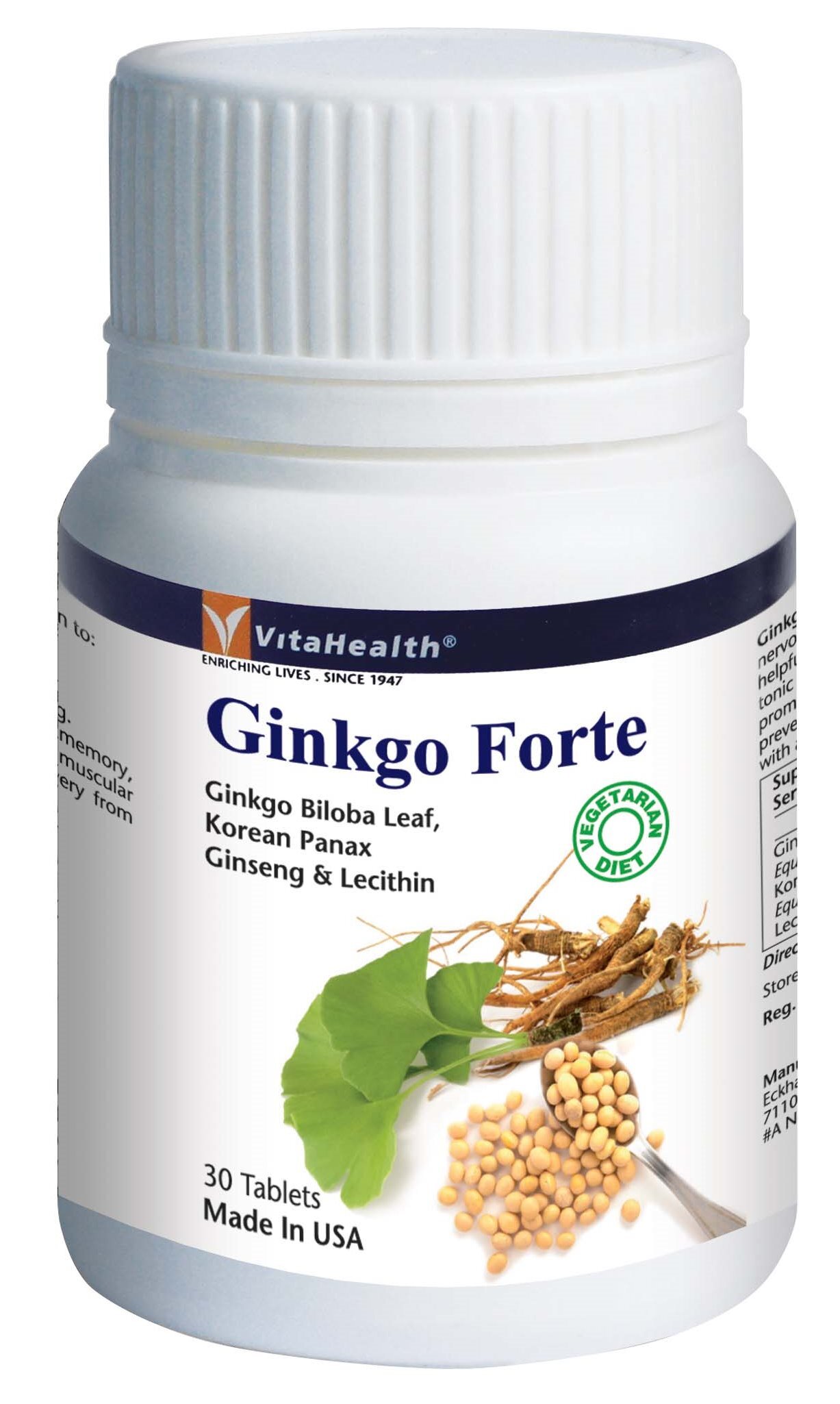 Viên uống cải thiện não và thần kinh Vitahealth Ginkgo Forte Tab