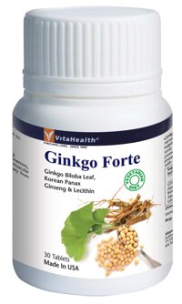 Viên uống cải thiện não và thần kinh Vitahealth Ginkgo Forte Tab
