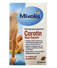 Viên uống chống nắng Das Gesunde Plus Carotin 60 viên