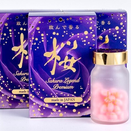 Viên uống đẹp da tỏa hương Sakura Legend Premium 60 viên