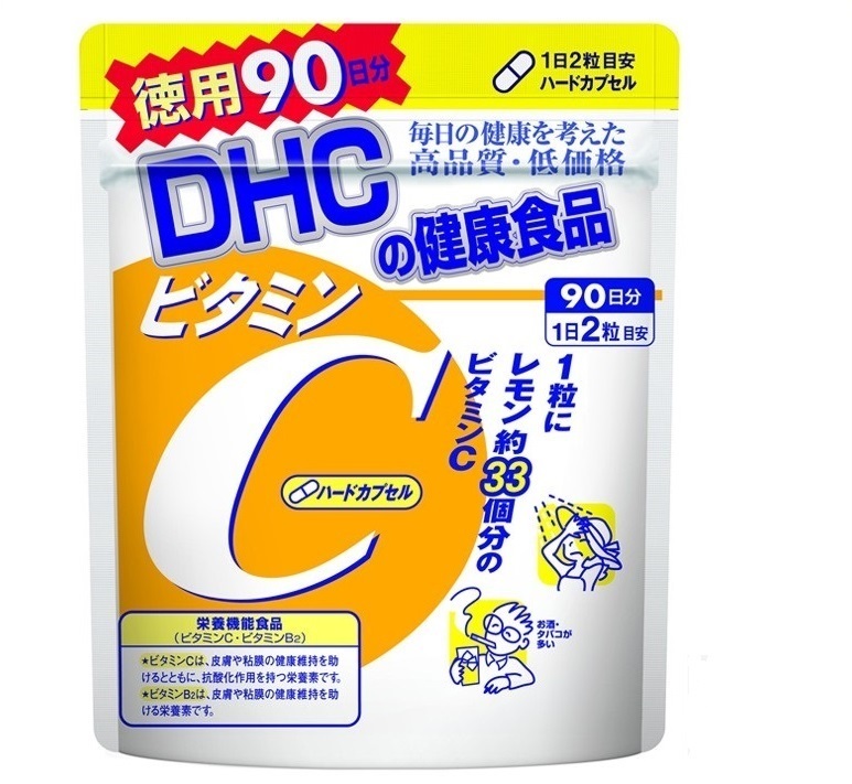 Viên uống DHC bổ sung Vitamin C - 90 ngày