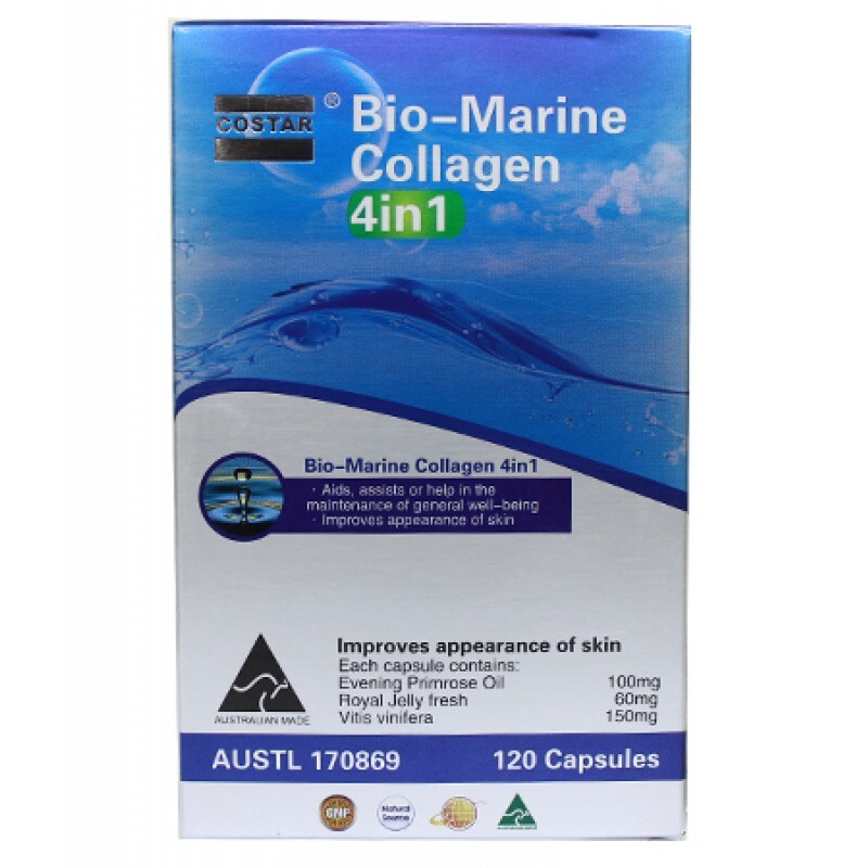 Viên uống dưỡng đẹp da Bio Marine Collagen 4 in1