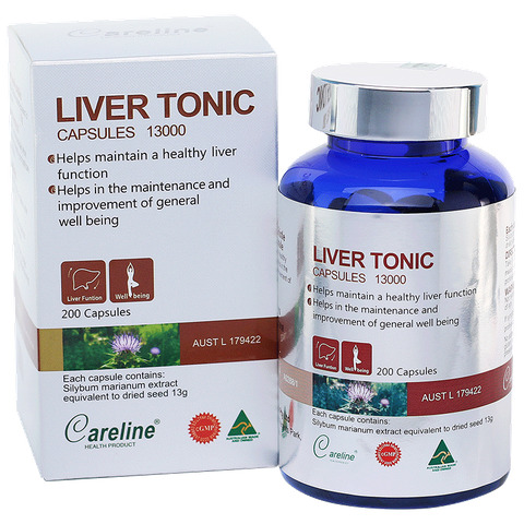 Viên uống giải độc gan Careline Liver Tonic 200 viên