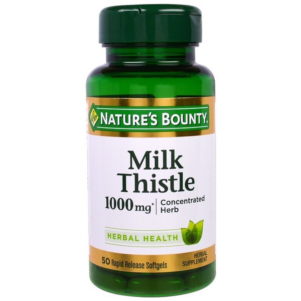 Viên uống giải độc gan Nature's Bounty Milk Thistle 1000mg