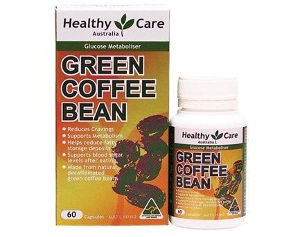 Viên uống giảm cân an toàn Healthy Care Green Coffee Bean 60 viên