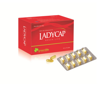 Viên uống giảm cân dưỡng da và tóc Ladycap 60 viên