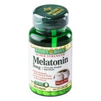 Viên uống giúp ngủ ngon Nature's Bounty Super Strength Melatonin 5mg x 60viên