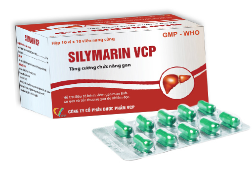 Viên uống hỗ trợ chức năng gan Silymarin VCP 140mg