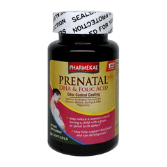 Viên uống hỗ trợ phụ nữ mang thai Pharmekal Prenatal DHA & Folic Acid 60 viên