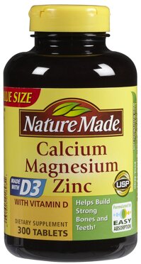 Viên uống Nature Made Calcium Magnesium Zinc With Vitamin D3