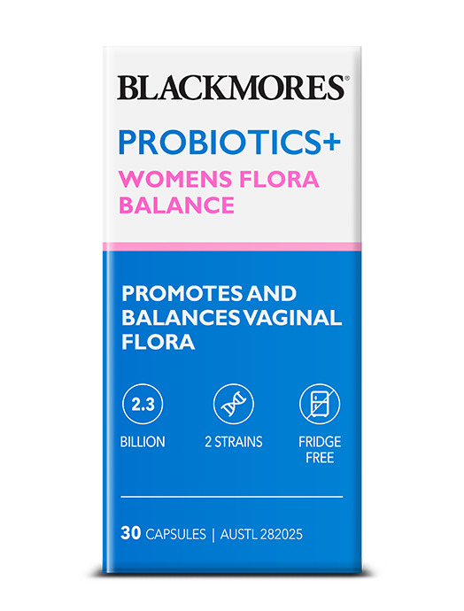 Viên uống phục hồi vệ sinh âm đạo Blackmores Probiotics+ Womens Flora Balance 30 viên