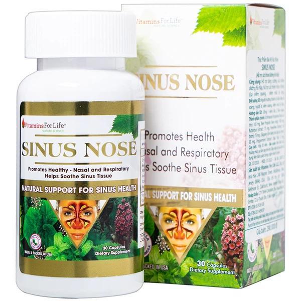 Viên Uống Sinus Nose Vitamins For Life 60 Viên Tăng Cường Sức Khỏe Đường Hô Hấp
