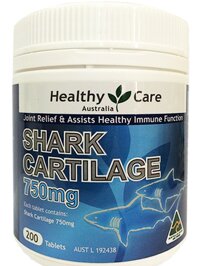 Viên uống sụn vi cá mập - Healthy Care Shark Cartilage 750mg 200 viên
