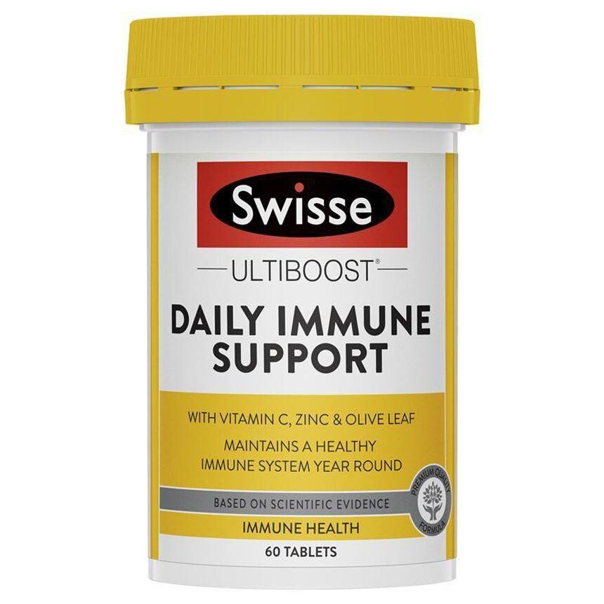 Viên uống tăng cường hệ miễn dịch Swisse Ultiboost Daily Immune Support 60 viên