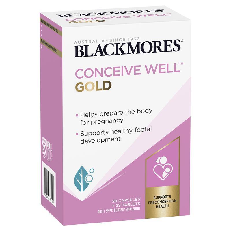 Viên uống tăng khả năng thụ thai Blackmore Conceive Well Gold 56v