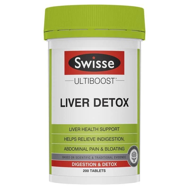 Viên uống thải độc gan Swisse Ultiboost Liver Detox 200 viên