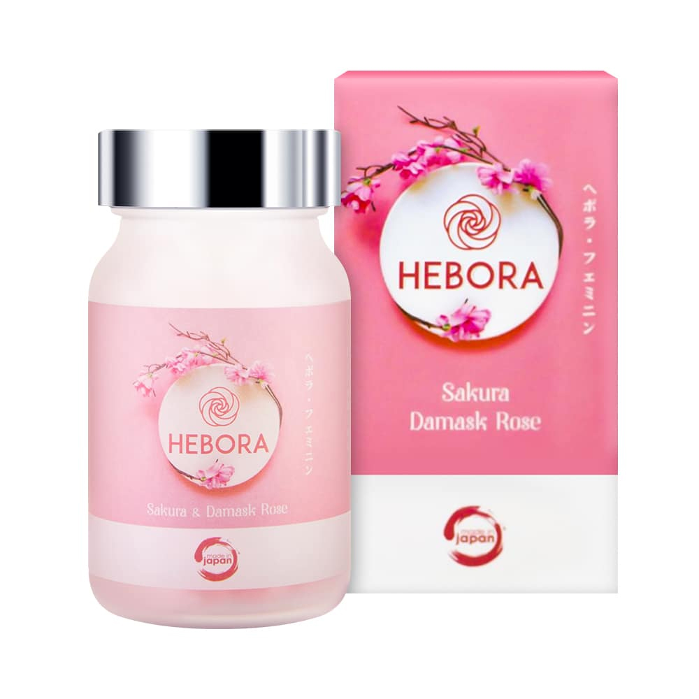 Viên uống thơm cơ thể Hebora Sakura Damask Rose