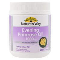 Viên uống tinh dầu hoa Anh Thảo Evening Primrose Oil Nature’s way 200 viên
