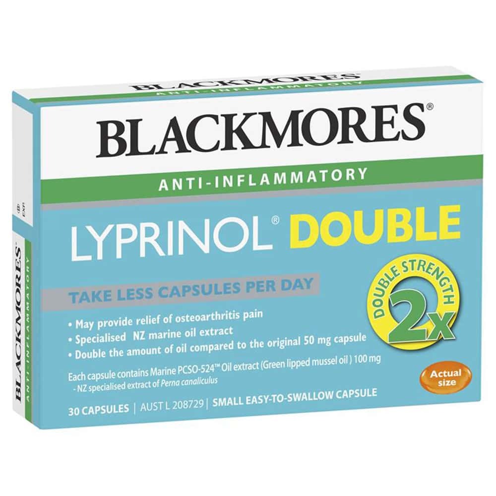 Viên uống trị đau khớp Blackmores Lyprinol Double 30 viên