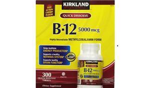 Viên uống bổ sung Vitamin B12 Kirkland Signature B12 5000 mcg 300 viên