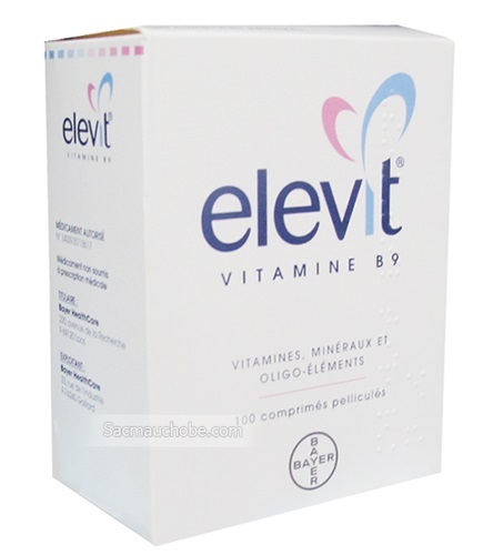 Vitamin cho bà bầu Elevit Vitamin B9 30v