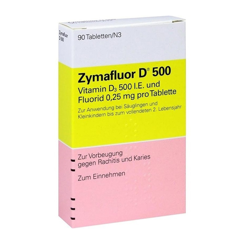 Vitamin D Zymafluor D500 90 viên