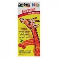 Vitamin dành cho bé biếng ăn Centrum Kids Incremin - 200ml
