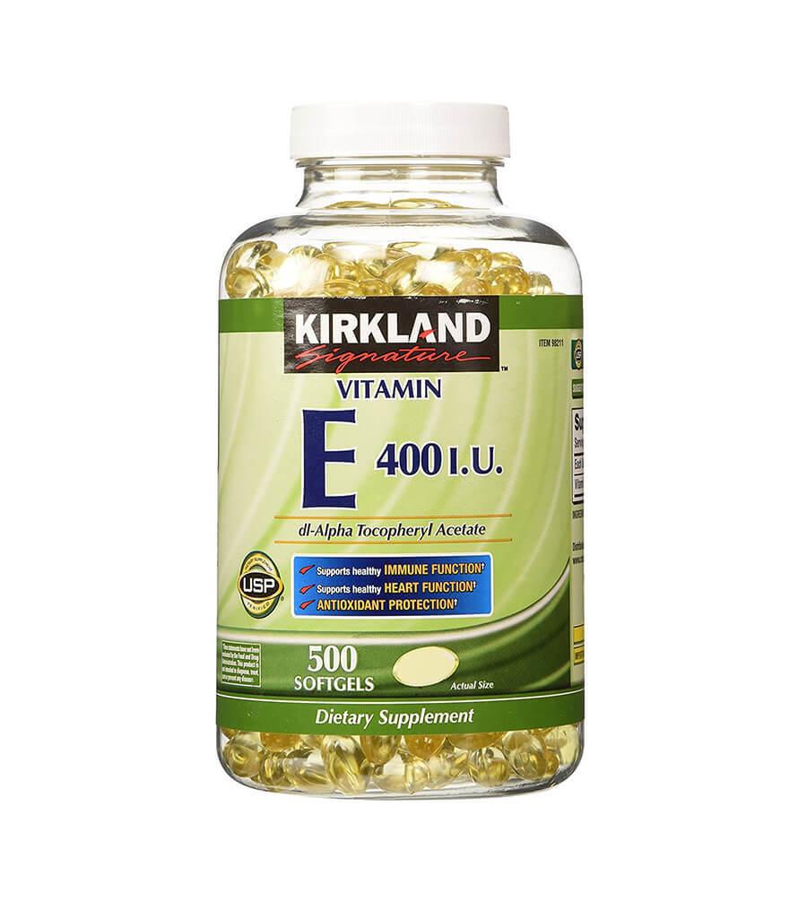 Viên uống Kirkland Signature Vitamin E 400 IU - 500 viên