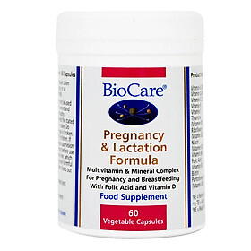 Vitamin tổng hợp cho mẹ bầu, bú Biocare Pregnancy and Lactation 60 viên