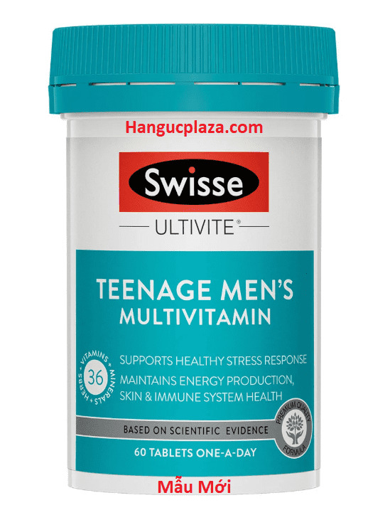 Vitamin tổng hợp cho nam vị thành niên Swisse Teenage Ultivite Men’s Multivitamin 60 viên