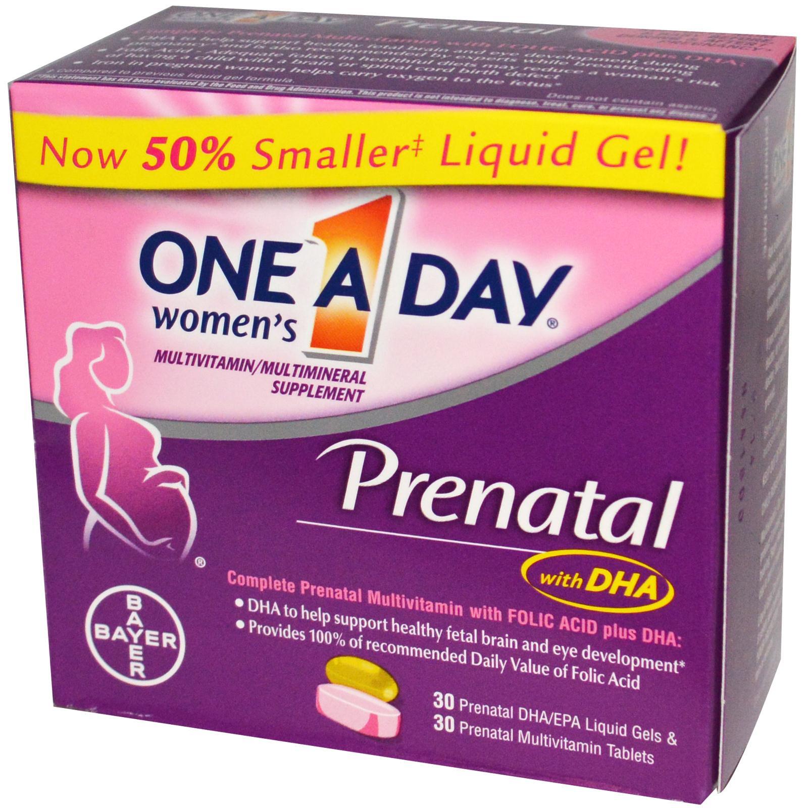 Vitamin tổng hợp dành cho bà bầu One A Day Women's Prenatal with DHA