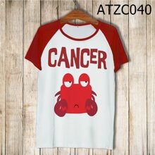 Áo thun tay màu Cự Giải ATZC040
