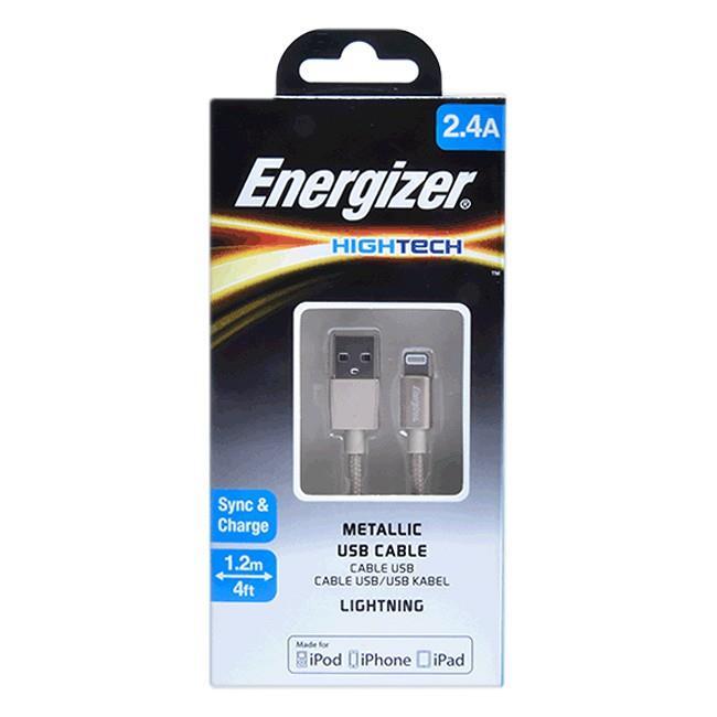 Cáp sạc Energizer Lightning Metallic C13UBLIGGD4 1.2m 