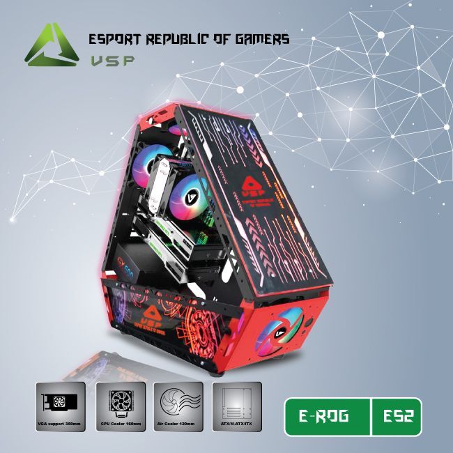 Vỏ Case VSP Esport Republic of Gamers ES2