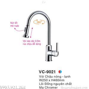 Vòi chậu nóng lạnh Euroto VL-9021