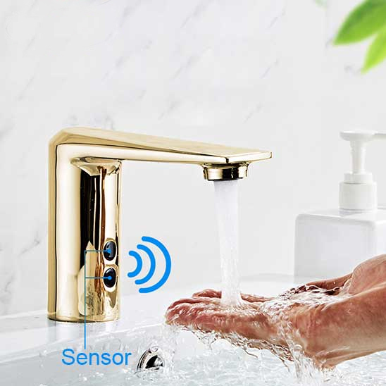Vòi lavabo cảm ứng Automatic Faucet ZT-AF2802-Gold